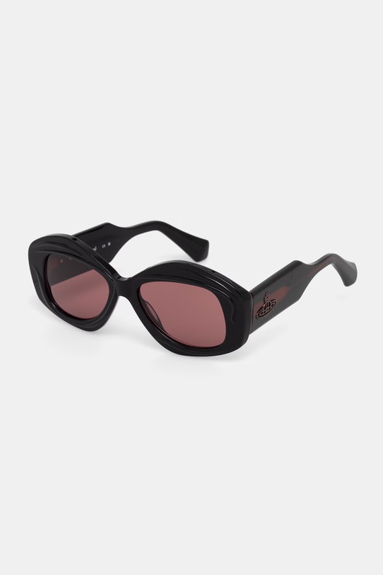 Vivienne Westwood okulary przeciwsłoneczne damskie Edie czarny VW5130