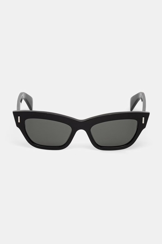 Alexander McQueen okulary przeciwsłoneczne damskie AM0548S czarny AA00