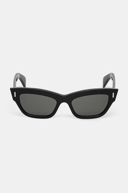 Alexander McQueen okulary przeciwsłoneczne damskie AM0548S czarny AA00