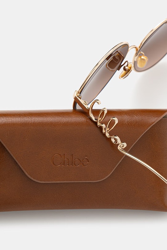 Akcesoria Chloe okulary przeciwsłoneczne damskie CH0372S złoty