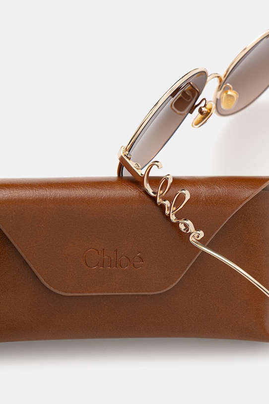 Akcesoria Chloe okulary przeciwsłoneczne damskie CH0372S złoty