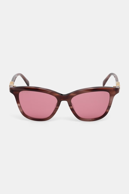 Gucci okulary przeciwsłoneczne wayfarer damskie GG2032S czerwony AA00