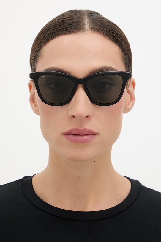 Gucci ochelari de soare Wayfarer pentru femei GG2032S negru