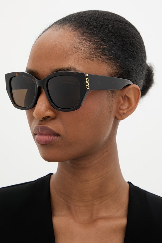 Gucci sončna očala Cat Eye ženska rjava GG2043SA