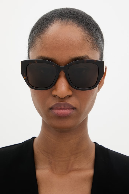 Gucci sončna očala Cat Eye ženska GG2043SA rjava