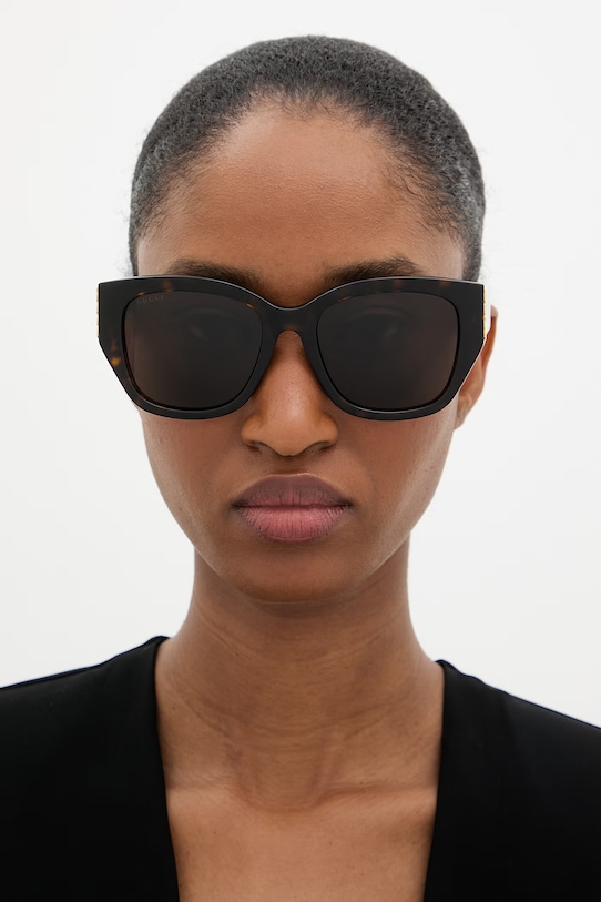 Gucci sončna očala Cat Eye ženska GG2043SA rjava