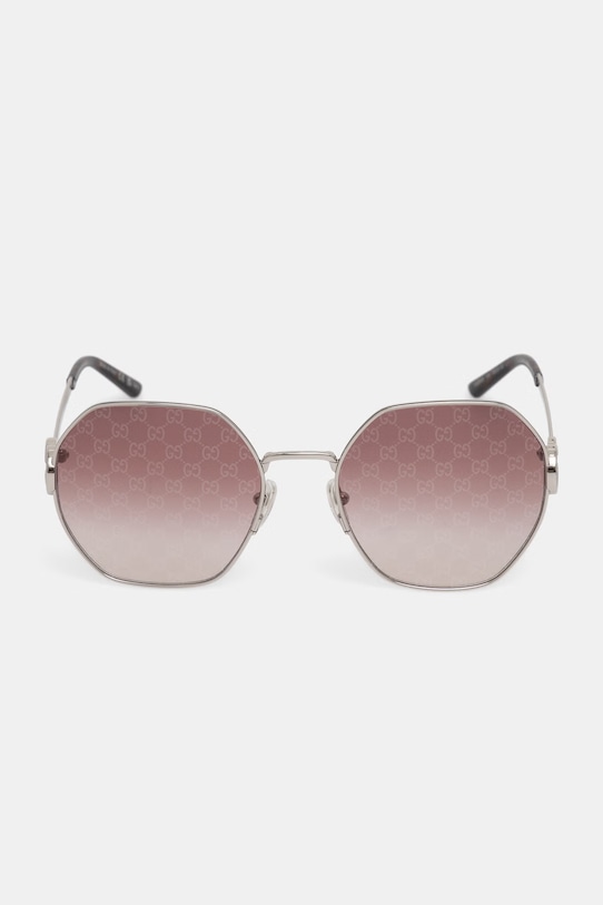 Gucci okulary przeciwsłoneczne damskie GG2046S srebrny AA00