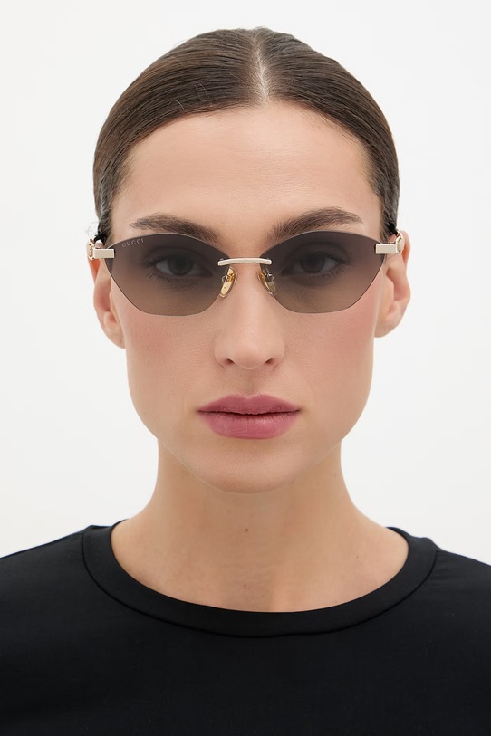 Gucci slnečné okuliare dámske GG2050S zlatá