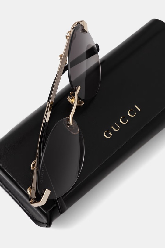 Akcesoria Gucci okulary przeciwsłoneczne damskie GG2051S czarny