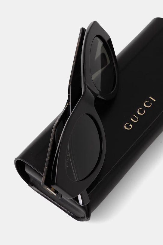 Akcesoria Gucci okulary przeciwsłoneczne damskie GG2065S czarny