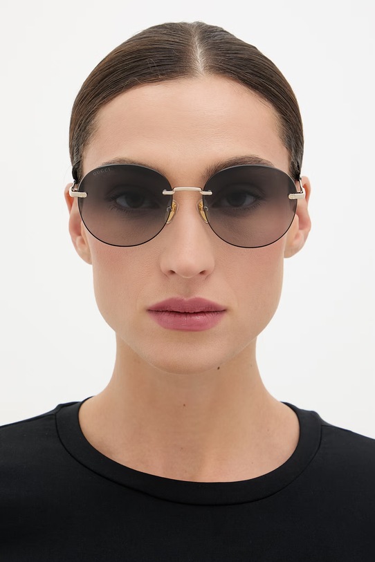 Gucci slnečné okuliare dámske GG2101SA zlatá