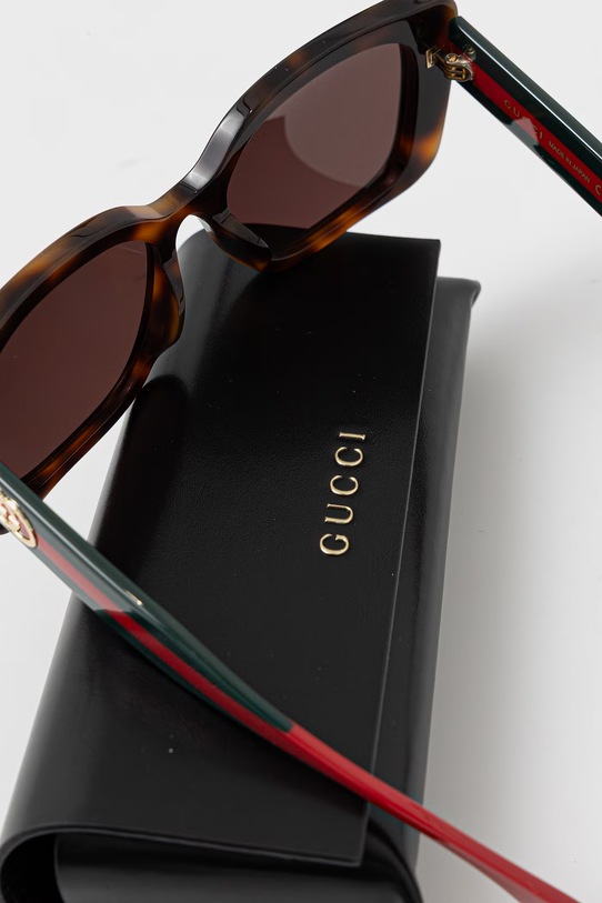 Akcesoria Gucci okulary przeciwsłoneczne damskie GG2118SA brązowy