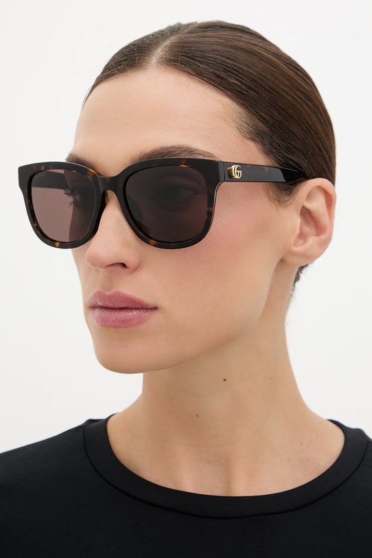 Gucci slnečné okuliare wayfarer dámske hnedá GG2126SK