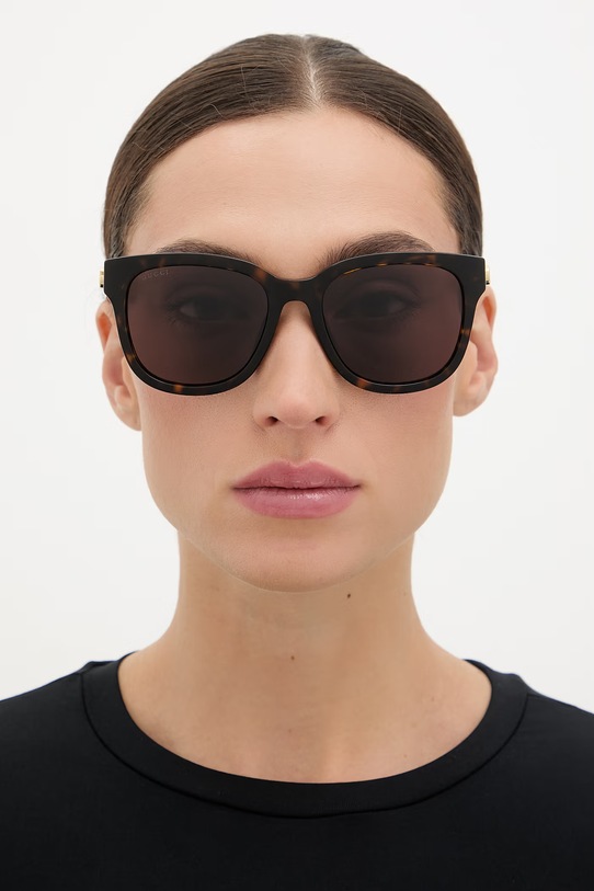 Gucci slnečné okuliare wayfarer dámske GG2126SK hnedá