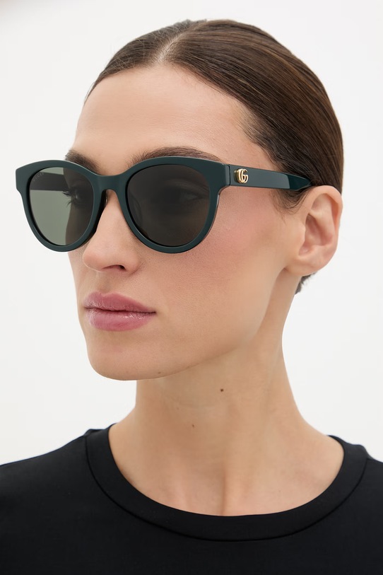 Gucci okulary przeciwsłoneczne damskie zielony GG2127SK