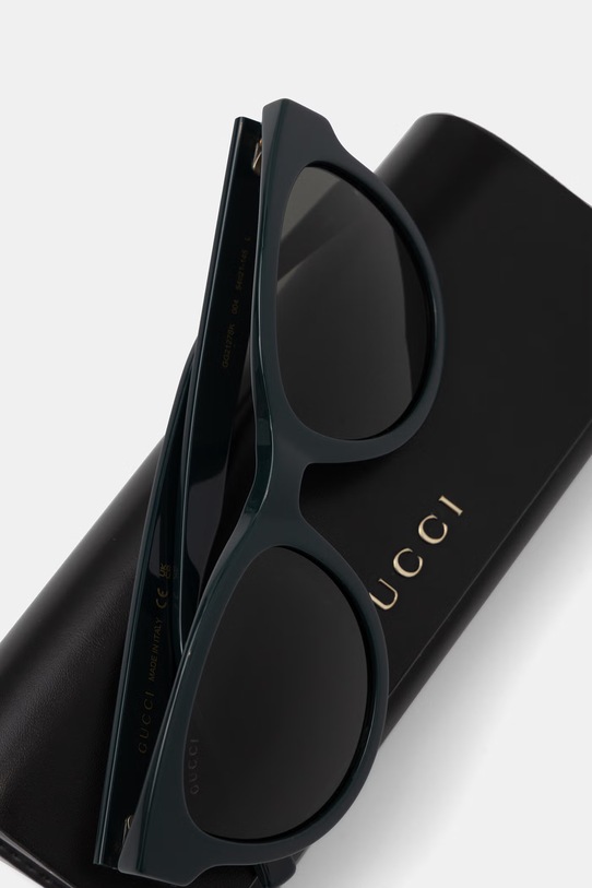 Akcesoria Gucci okulary przeciwsłoneczne damskie GG2127SK zielony