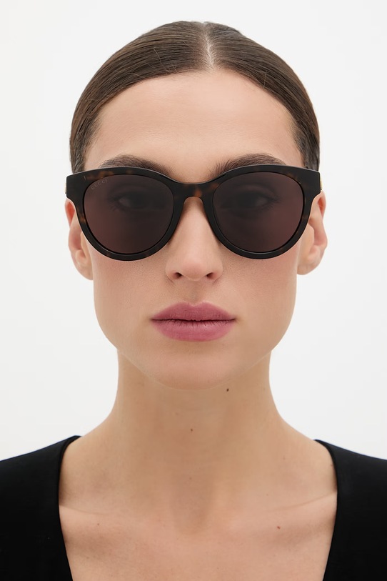 Gucci okulary przeciwsłoneczne damskie GG2127SK brązowy