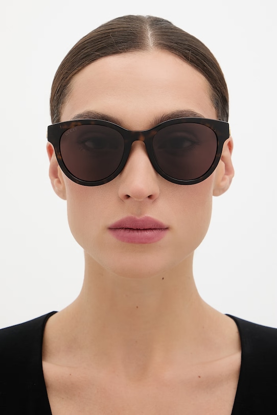 Gucci okulary przeciwsłoneczne damskie GG2127SK brązowy