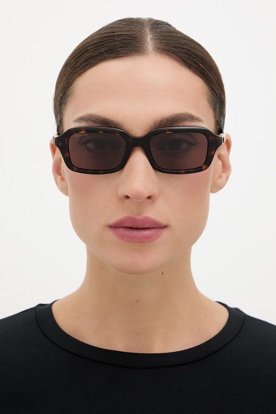 Gucci okulary przeciwsłoneczne damskie GG2152S brązowy