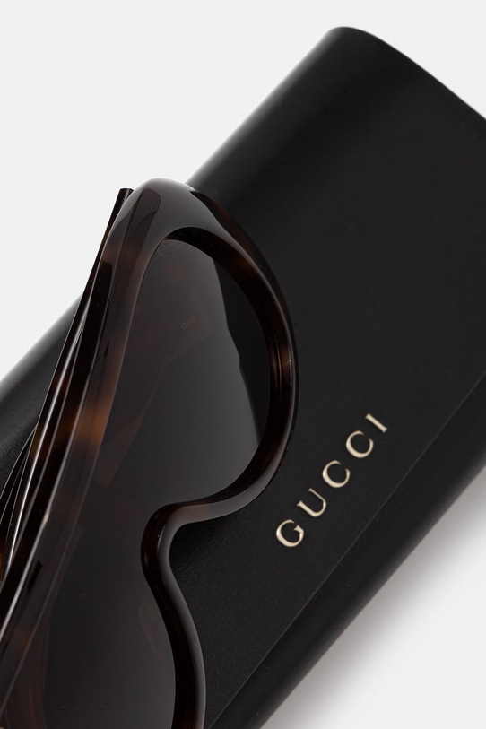 Akcesoria Gucci okulary przeciwsłoneczne damskie GG2164S brązowy