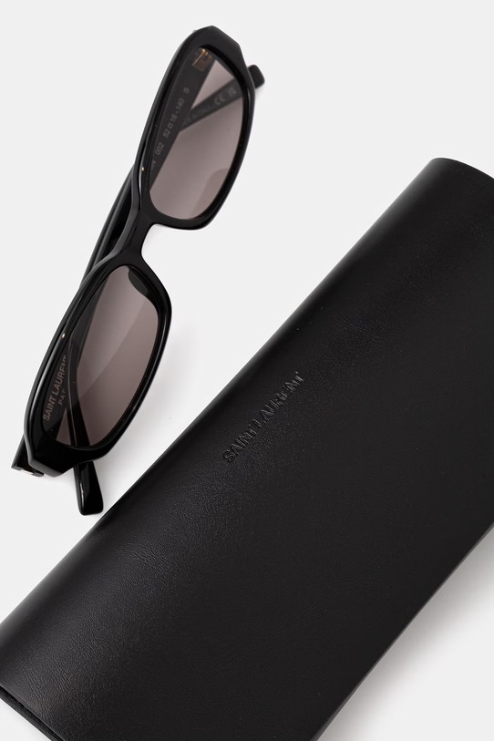 Akcesoria Saint Laurent okulary przeciwsłoneczne damskie SL.872.ERIN czarny