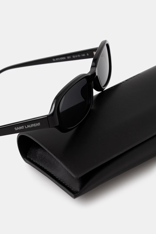 Akcesoria Saint Laurent okulary przeciwsłoneczne damskie SL.872.ERIN czarny