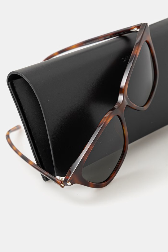 Akcesoria Saint Laurent okulary przeciwsłoneczne wayfarer damskie SL.889.SULPICE.THIN brązowy