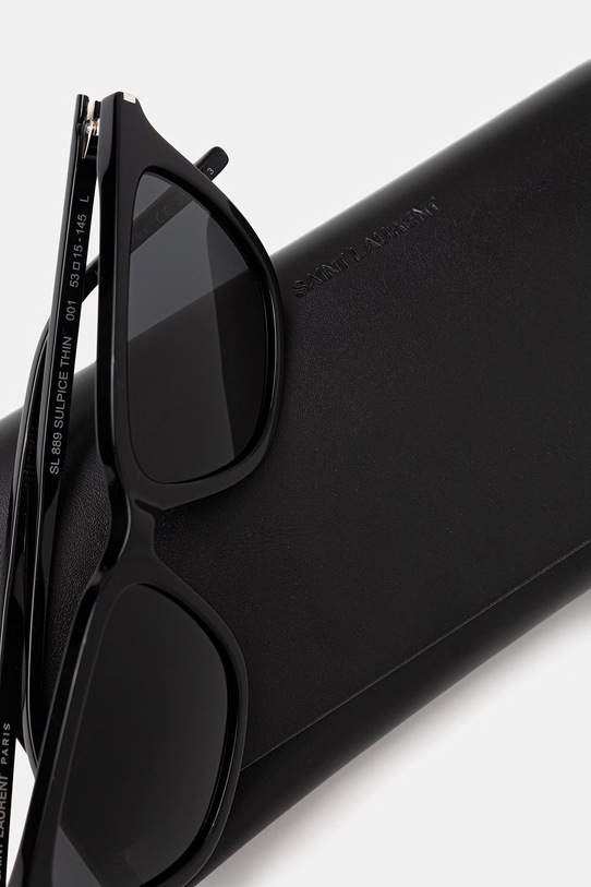 Akcesoria Saint Laurent okulary przeciwsłoneczne wayfarer damskie SL.889.SULPICE.THIN czarny