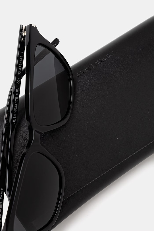 Akcesoria Saint Laurent okulary przeciwsłoneczne wayfarer damskie SL.889.SULPICE.THIN czarny