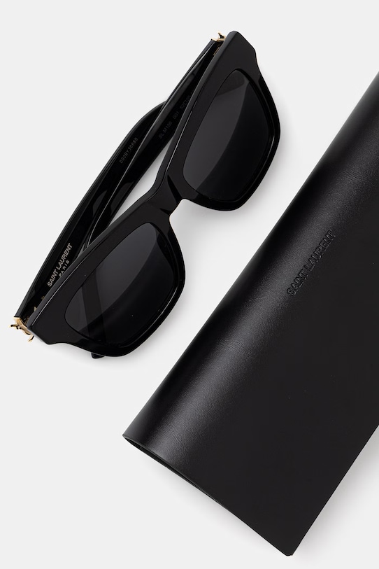 Akcesoria Saint Laurent okulary przeciwsłoneczne damskie SL.M156 czarny