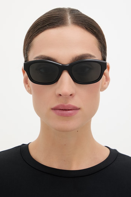 Saint Laurent okulary przeciwsłoneczne damskie SL.M172 czarny