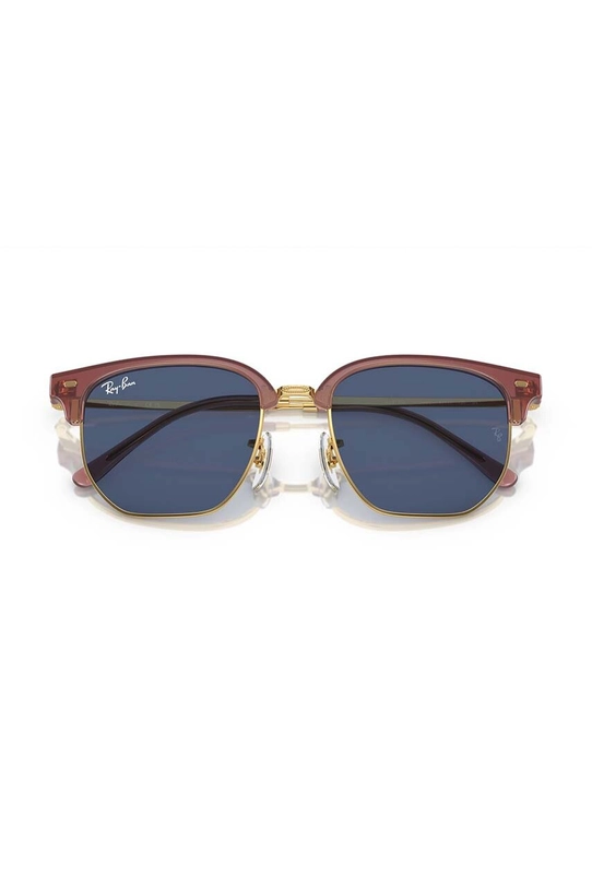 Ray-Ban okulary przeciwsłoneczne dziecięce JUNIOR NEW CLUBMASTER 0RJ9116S fioletowy