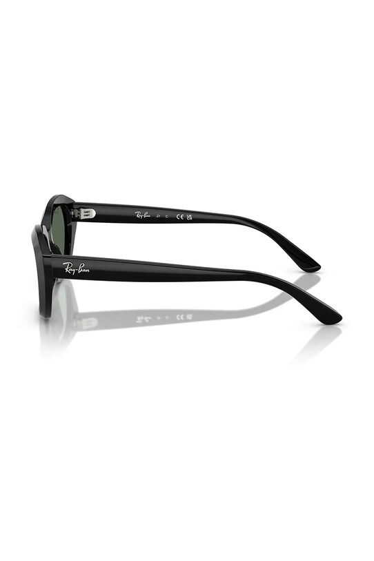 Dziewczynka Ray-Ban okulary przeciwsłoneczne dziecięce 0RJ9081S czarny