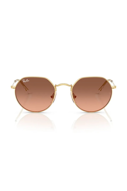 Ray-Ban okulary przeciwsłoneczne dziecięce Junior Jack 0RJ9565S brązowy AA00