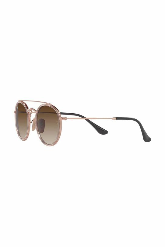 Dječaci Dječje sunčane naočale Ray-Ban Round Double Bridge 0RJ9647S smeđa