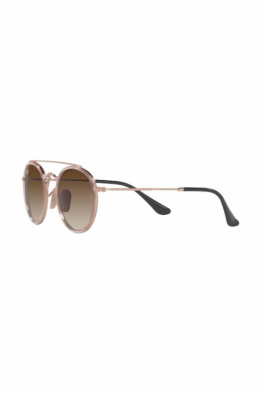 Chlapec Detské slnečné okuliare Ray-Ban Round Double Bridge 0RJ9647S hnedá