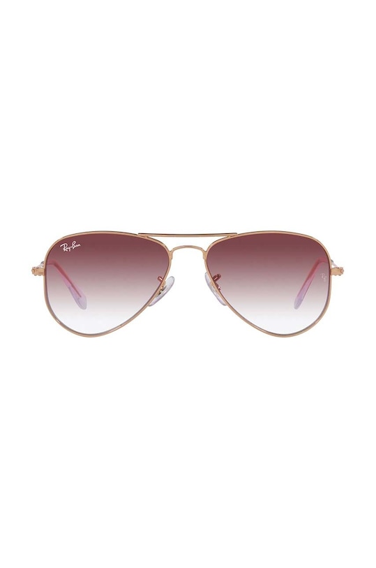 Ray-Ban okulary przeciwsłoneczne dziecięce JUNIOR AVIATOR 0RJ9506S.K różowy AA00