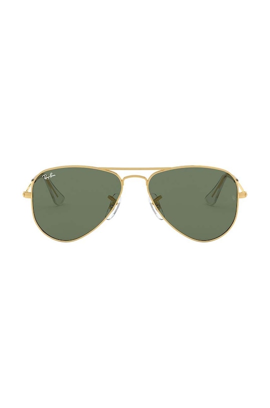 Ray-Ban okulary przeciwsłoneczne dziecięce JUNIOR AVIATOR 0RJ9506S.K zielony AA00