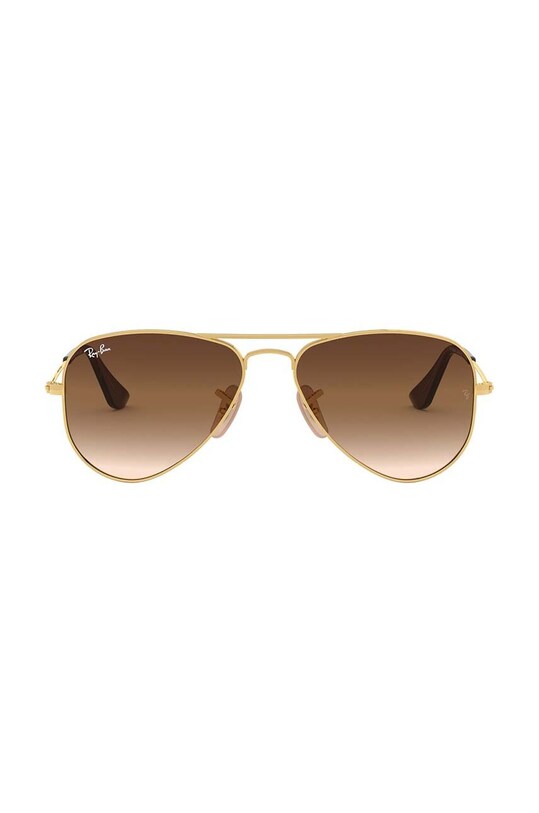 Ray-Ban ochelari de soare copii Junior Aviator 0RJ9506S.K maro AA00