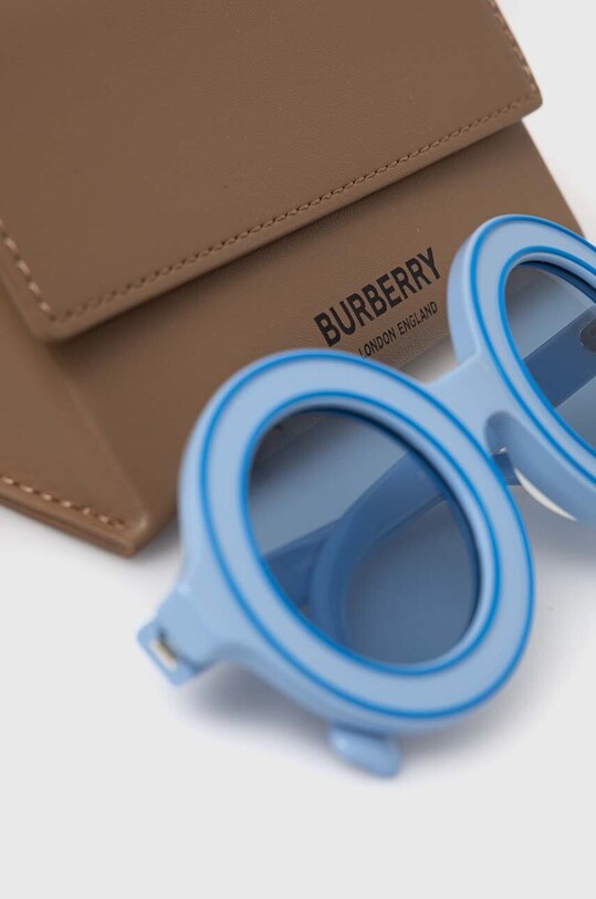 Burberry okulary przeciwsłoneczne dziecięce 0JB4386 niebieski