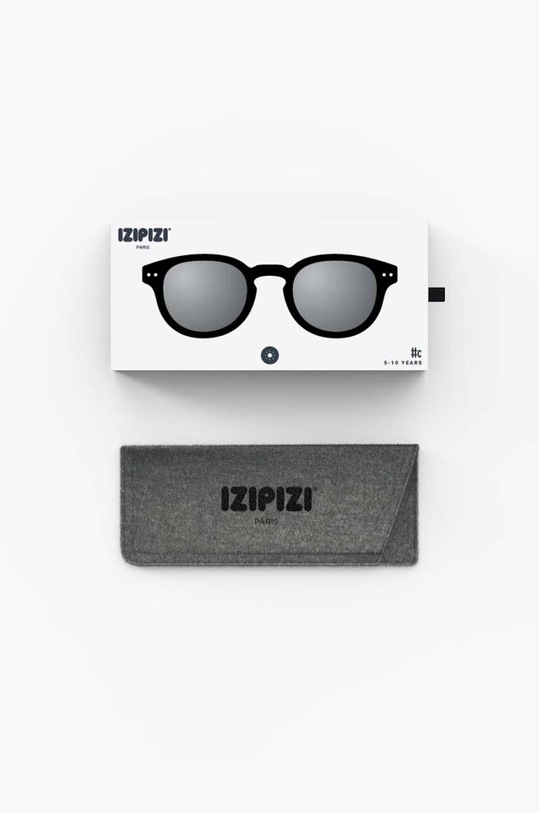 IZIPIZI okulary przeciwsłoneczne dziecięce JUNIOR SUN #c JSLMSC czarny