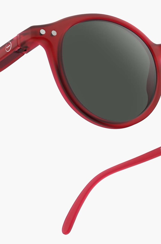 Chłopiec IZIPIZI okulary przeciwsłoneczne dziecięce JUNIOR SUN #d JSLMSD czerwony