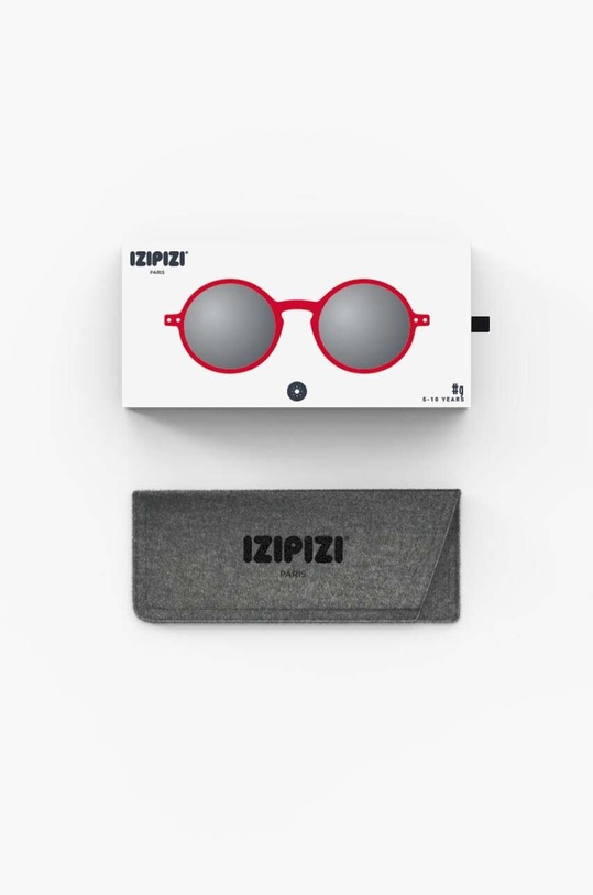 IZIPIZI okulary przeciwsłoneczne dziecięce JUNIOR SUN #g JSLMSG czerwony