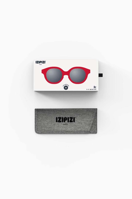 Detské slnečné okuliare IZIPIZI BABY #c BABYC červená