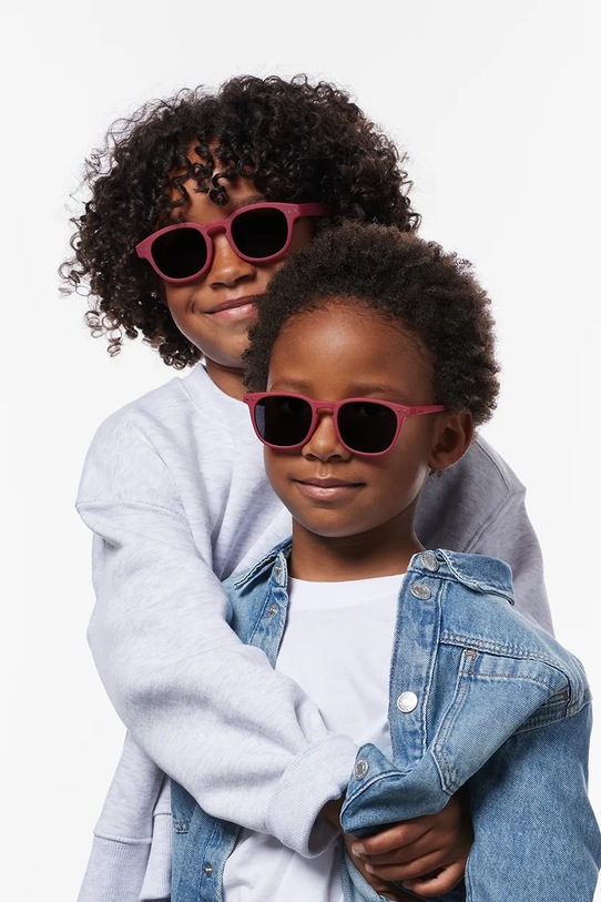 IZIPIZI okulary przeciwsłoneczne dziecięce KIDS #c czerwony KDS2228701X00