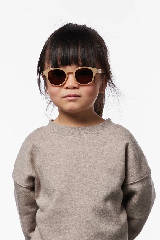 IZIPIZI okulary przeciwsłoneczne dziecięce KIDS #c beżowy KDS2228601X00