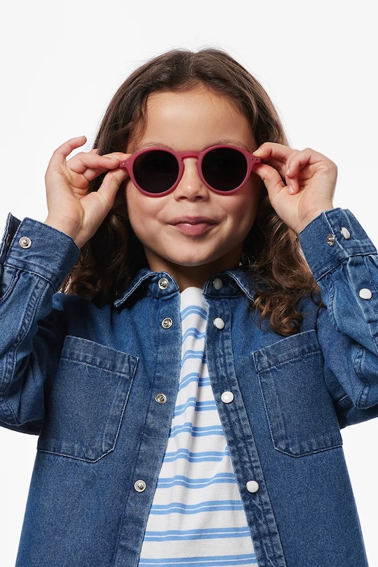 IZIPIZI okulary przeciwsłoneczne dziecięce KIDS #d czerwony KDS2328702X00
