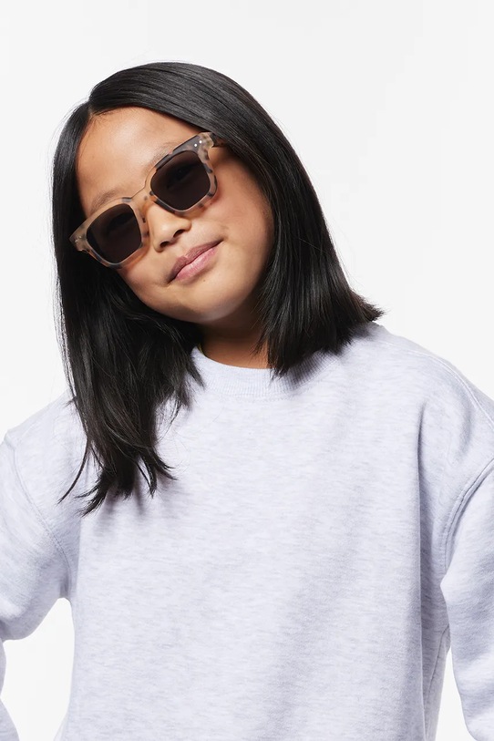 IZIPIZI okulary przeciwsłoneczne dziecięce JUNIOR #road brązowy JUN2606901X00