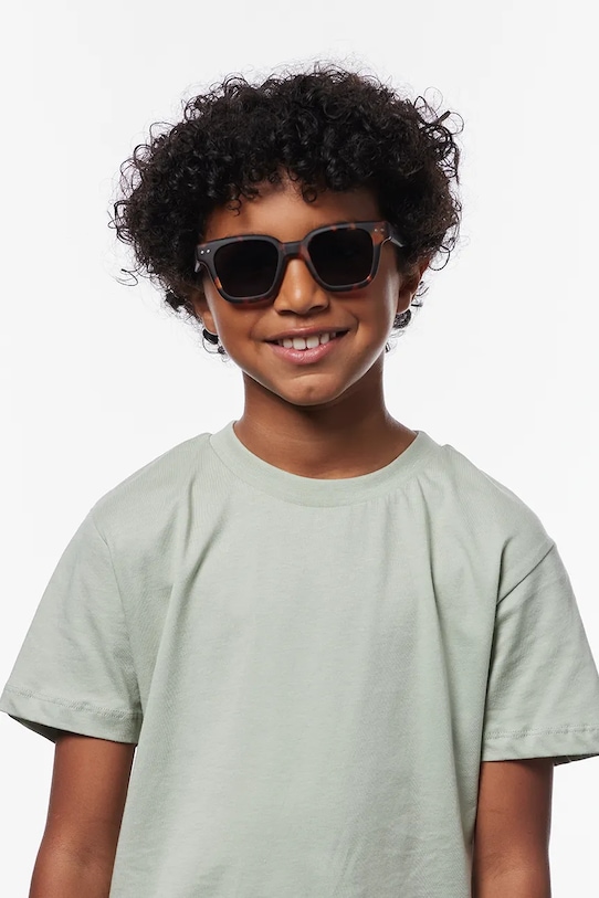 IZIPIZI okulary przeciwsłoneczne dziecięce JUNIOR #road brązowy JUN2600201X00