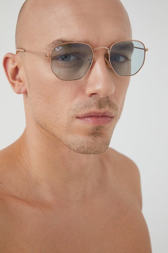 Ray-Ban - Naočale Hexagonal Flat plava 0RB3548N.91310Y.51